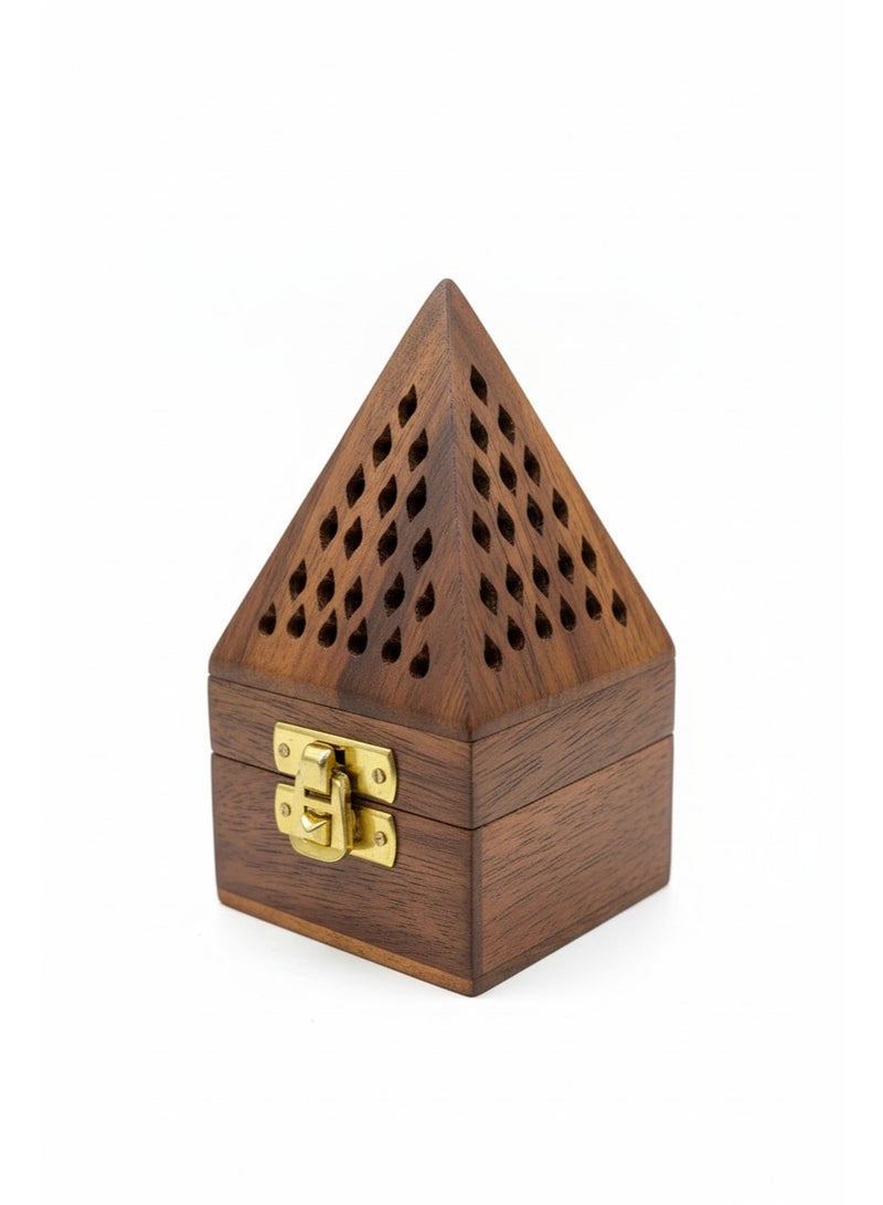 AKDC حامل بخور خشبي 7سم*12سم - Image 1